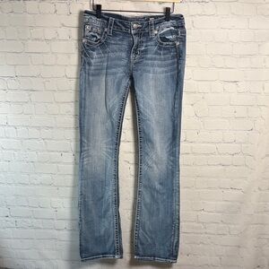 MISS ME Y2K Signature Boot J3301Bl Bling Jeans size 29